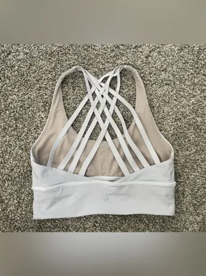 Women’s Lululemon Free To Be Moved Bra Silver Lilac Size 6 thumbnail 7