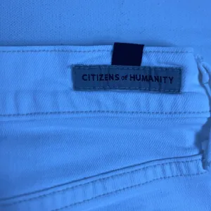 Citizens Of Humanity Elsa Jeans Womens 24 White Mid Rise Slim‎ Crop Ankle Denim thumbnail 4