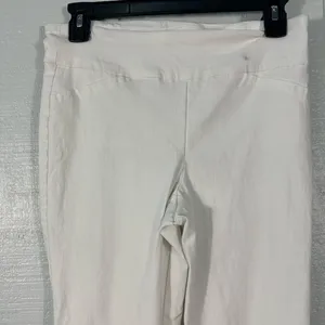 Spanx Women’s  White Classic Fit Pull On Pants Size Medium EUC thumbnail 3