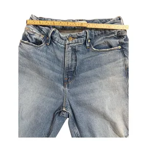 Good American High Rise Distressed Straight Leg Jeans sz‎ 8 thumbnail 8