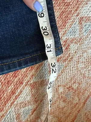 NWT Abercrombie and Fitch slim straight ultra high rise dark wash jeans size 27 thumbnail 8