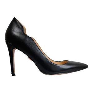 Petit Cadeau Lavinia Black Vegan Leather Stilettos Women's Size 7 thumbnail 2