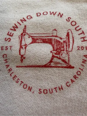 Sewing Down South, Charleston South Carolina Pull Over Sweatshirt Pink Nice Guy thumbnail 3