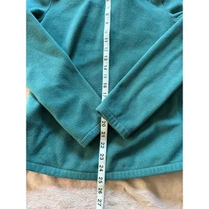 The North Face Women's Green Geometric Anorak Fleece 1/2 Zip Pullover‎ Sz Xsmall thumbnail 7