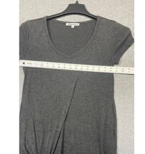 3 for $25. Women's Stiletto's Gray T-Shirt Dress Size S with pockets thumbnail 3