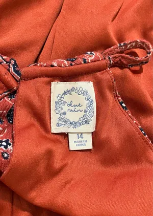 ☔️ Blue Rain Junior’s Boho, Mini Dress thumbnail 6
