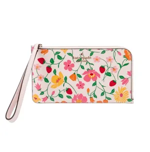 Kate Spade Strawberry Fields Garden Wallet L Wristlet thumbnail 2