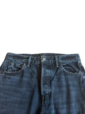 GRLFRND Devon Dark Wash Blue Straight Leg Jeans High Rise Denim Size 26 Women's thumbnail 3