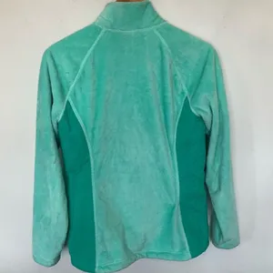 L.L.‎ Bean Light Green Full Zip Up Fleece Jacket Women's Small thumbnail 6