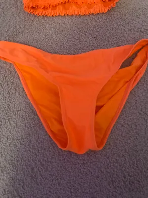 neon orange bikini set Size M thumbnail 3