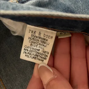 Rag and Bone Lou Skinny Jeans in Blue Hill Size 29 revolve sold out rag & bone thumbnail 4