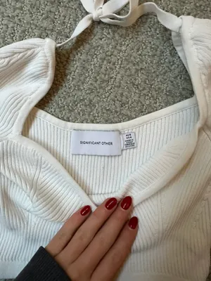 Significant Other white top thumbnail 2