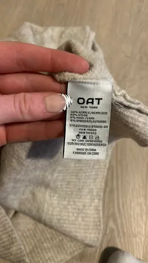 Soft OAT sweater Gray thumbnail 3