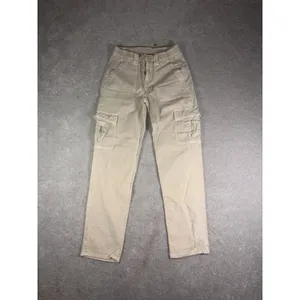 american eagle womens cargo pants straight leg Beige 2 reg thumbnail 2