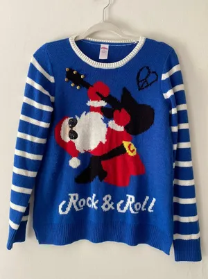 Holiday Time Ugly Christmas Holiday Sweater thumbnail 1