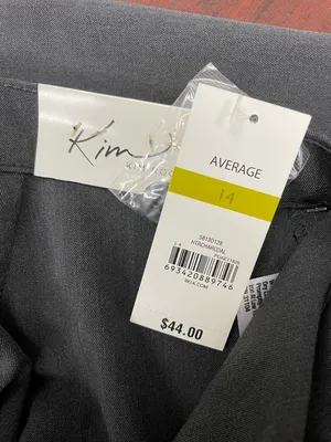 Kim Rogers NWT Heather Charcoal Average 14 Women’s Dress Pants- Straight Leg thumbnail 3