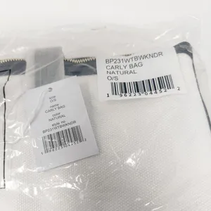 NEW Walter Baker Carly White and Black Canvas Daytripper Bag, New, MSRP $198 thumbnail 7