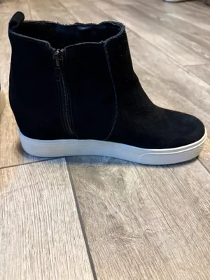 Steve Madden Suede Shoes Black thumbnail 4