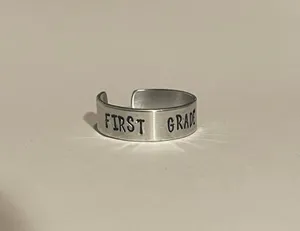 Handmade First Grade Teacher Ring thumbnail 1