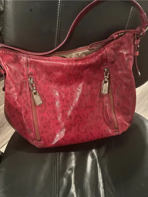 Red faux Leather Shoulder Bag - Cole Haan thumbnail 4