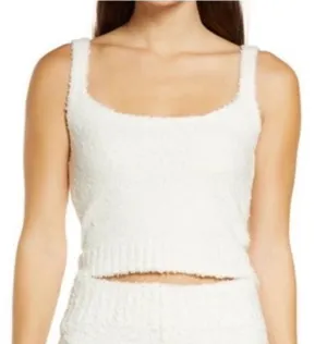 Skims‎ Cozy Knit Off White Tank Top size S/M thumbnail 1