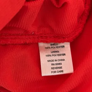 For Cynthia Vibrant Orange Red Tiered Mesh Cap Sleeve Top Size S thumbnail 8
