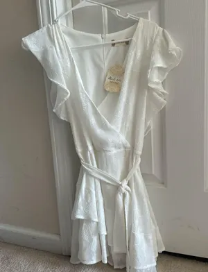 Altar'd State White Romper thumbnail 1