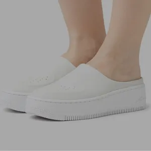 Nike Air Force 1 Lover XX 'The 1 Reimagined White Slip-On Platform Sneakers Sz 8 thumbnail 2