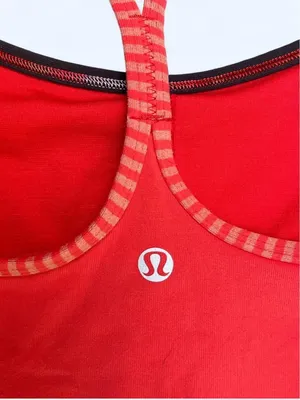 Lululemon Power Y Tank Coral Strappy Racerback Top Yoga Pilates Gym Loungewear thumbnail 8
