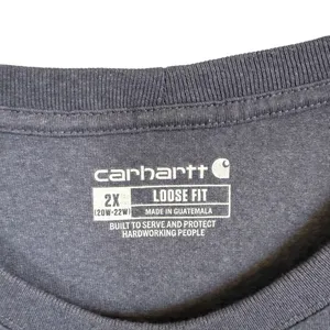 Carhartt Women'S Xxl Loose Fit Long-Sleeve Logo Sleeve Graphic T-Shirt thumbnail 5