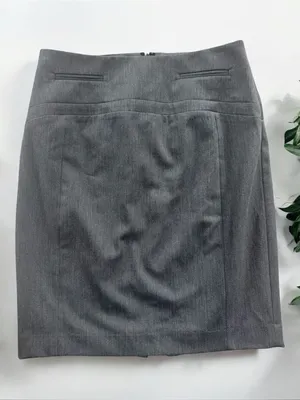 Express Dark Grey Pencil Skirt Size 00 thumbnail 2