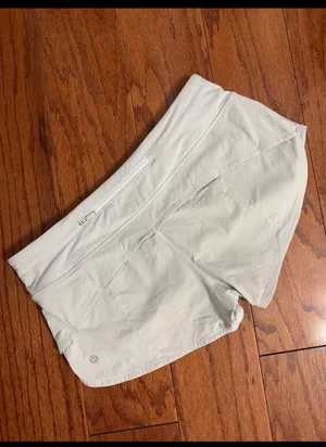 Lululemon Athletica Gray Shorts Lululemon Speed Shorts size 6. Gently warn and excellent condition. Priced to sell at as is condition. Measurements approximately 15” waste x 8” x 9 1/2” rise. Non-smoking home. priced to sell at as is condition. Don’t like my price, make reasonable offer! And thank you for checking my closet. thumbnail 2