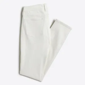 NWT J. Crew 8" Midrise Skinny Jean in White Denim thumbnail 4