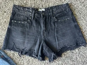 Austin Landing Jean Shorts Black Size 28 thumbnail 1