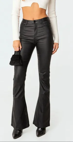 Edikted Pants Leather thumbnail 1