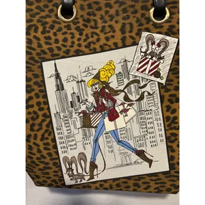 Chico's Chicos Leopard Tote Shopper Bag Jackie B Jewel Limited Edition NWT thumbnail 6
