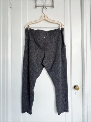 Lululemon • Align High-Rise Pant with Pockets 25" black camo legging tight crop thumbnail 9