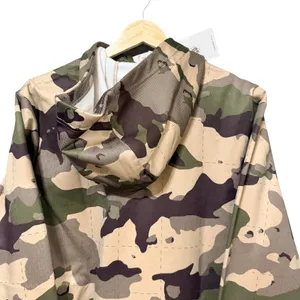 Nike Therma-FIT Camo Pullover Hoodie Green Tan Brown Fleece Lined CU6260-326 thumbnail 6