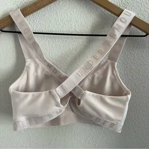 Under Armour Light Pink Sports Bra Active Spellout Small thumbnail 4