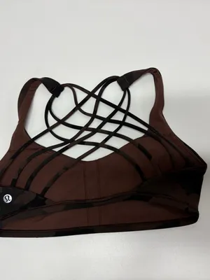 Lululemon Free To Be Bra Wild Camo Brown Bra - Size 6 ( No Tag size-Yes Dot Size thumbnail 5