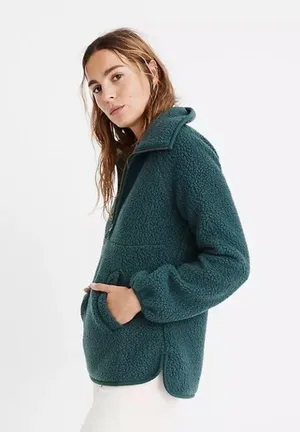 Polartec Fleece Half-Zip Madewell Jacket thumbnail 4