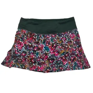 Lululemon Play Off the Pleats Mid-Rise Skirt *Floral Electric/ Rainforest Green thumbnail 2