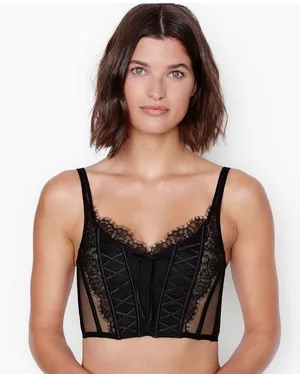Victoria’s Secret Dream Angels Unlined Lace-Up Corset thumbnail 1