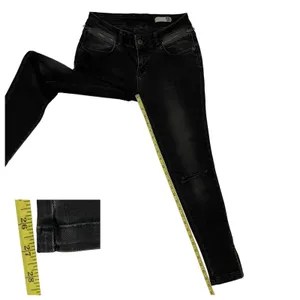 Anine Bing Double Zipper Skinny Jeans - Charcoal - 26 thumbnail 7