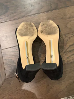Sam Edelman Black Suede Sandals Sz 7.5 thumbnail 8
