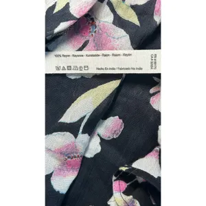 Free‎ People NWT Garden Party Black Purple Floral Maxi Dress Small Wedding Guest thumbnail 7