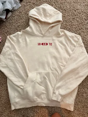 Alpha phi oversized hoodie White Size L thumbnail 1
