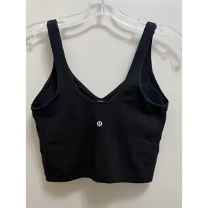 Lululemon Align Nulu Tank Sport Bra Black Size 6 thumbnail 4