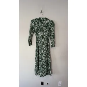 Mango Women's Ethnic Motifs Print Shirt Midi Dress Long Sleeve Size 4 Small 2734 thumbnail 9