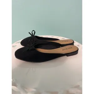 Women's Bamboo Black Print Sequence Size 5.5‎ New S-314 thumbnail 4